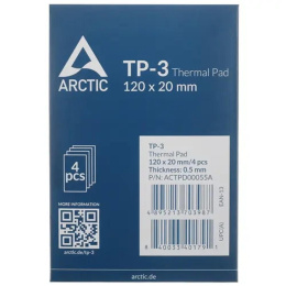 Thermal pad 120x20mm, 0.5mm - 4 Pack TP-3 ACTPD00055A