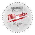 Диск пильный Milwaukee 165x20x2.2x52 TF 4932471296 по алюминию для циркулярной пилы, угол атаки зуба: -5°, низкая вибрация