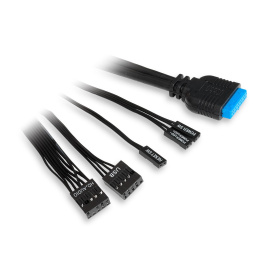 Корпус Case HSPD M521, Mesh Mid Tower, Black, slide TG, 0.45 SPCC, 4x120mm ARGB ATX, mATX, mITX 160/330/184mm 2x2.5", -, 7xPCI 2xUSB-A 3.0, 1xUSB-A 1.0 390x200x449mm M521-TGBK-ARGB