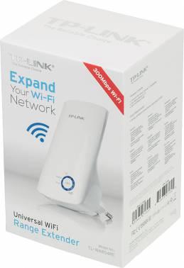 Повторитель беспроводного сигнала TP-LINK TL-WA854RE,  белый