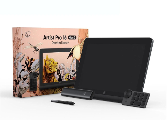 Графический планшет-монитор XPPen Artist Pro 16 USB Type-C/USB/HDMI черный (MD160QH_AD41)