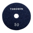 Круг шлифовальный алмазный гибкий черепашка 100 мм, p50, для сухой полировки TORGWIN T739714