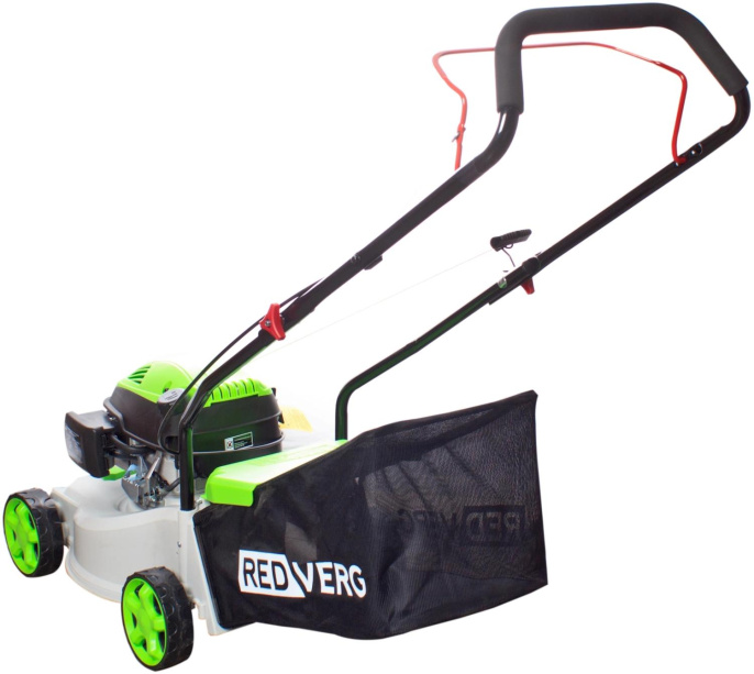 Газонокосилка бензиновая REDVERG RD-GLM40P,  40см, несамоходная