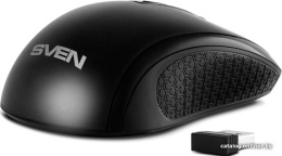 Беспроводная мышь Sven RX-220W чёрная 3+1кл. 800-1600DPI, блист SV-016227