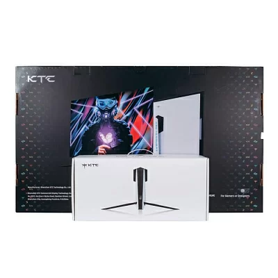 Монитор KTC 42" KTC G42P5 White (with stand) (OLED, 3840x2160, HDMI+HDMI+DP+Type C 90W, USB 3.0 (1 in/2 out), 0.1 ms, 178°/178°, 450 cd/m, 135000:1, 138Hz, FreeSync/G-Sync, HDR10, MM)