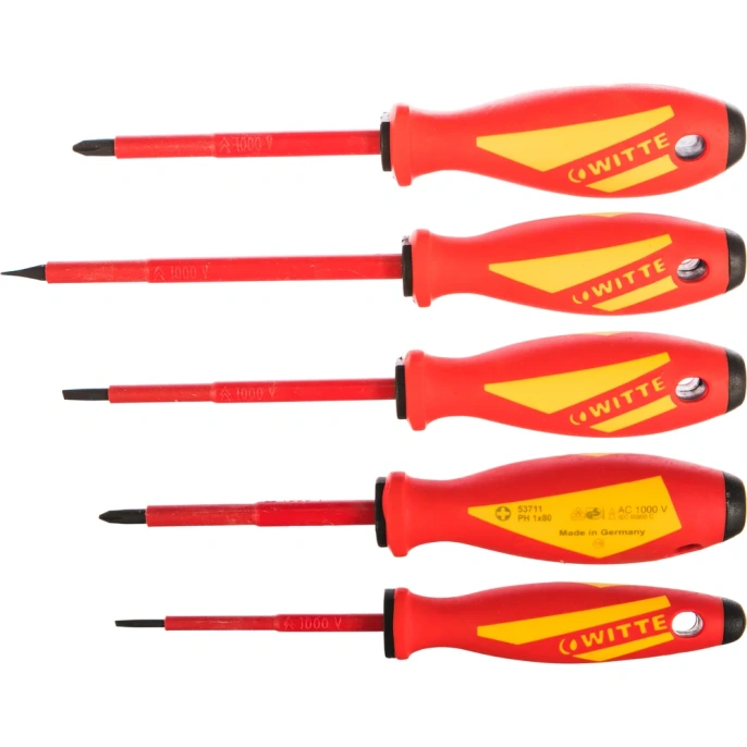 Наборы отверток шлиц/PH 5 шт WITTE MAXX VDE new 653741216
