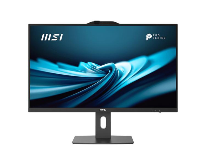 Моноблок/ MSI PRO AP272P 14M-630XRU   27"(1920x1080 IPS)/Intel Core i3 14100(3.5Ghz)/8192Mb/512PCISSDGb/noDVD/Int:Intel UHD Graphics 730/Cam/BT/WiFi/-/war 1y/7.5kg/Black/DOS + Wireless KB+M