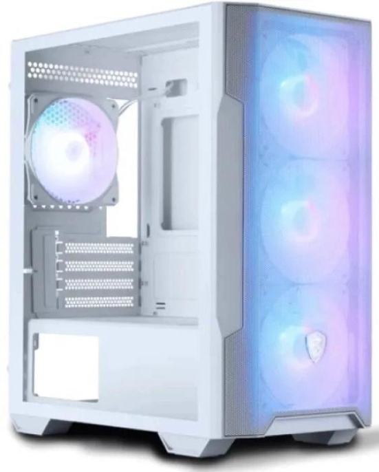Корпус mATX MSI MAG Forge M100R, Mini-Tower, без БП, белый [306-7g20w21-hh9]