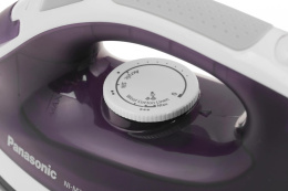 Утюг Panasonic NI-M300TVTW,  с паровым ударом,  1800Вт,  белый и фиолетовый