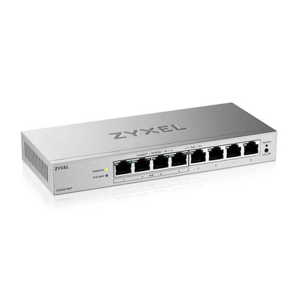 Коммутатор ZyXEL GS1200-8HPV3-EU0101F, управляемый