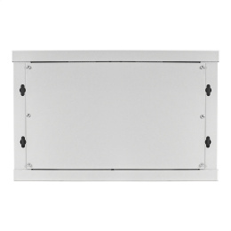 Шкаф телекоммуникационный 19" настенный 6U ExeGate EC-WM-6U.600.M.GREY (19”, 6U, 600x600x370mm (ШхГхВ), передняя дверь металл, съемные боковые панели, пыле- и влагозащита IP23, светло-серый RAL 7035) EX298612RUS