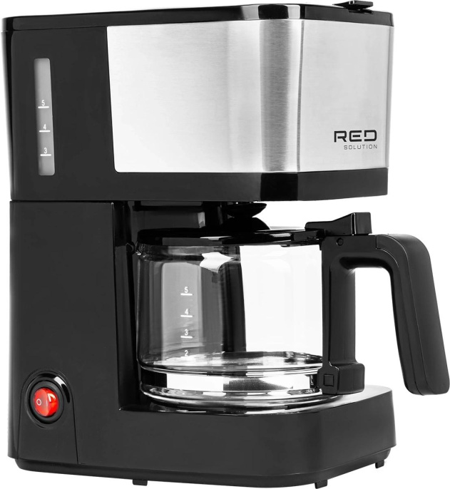 Кофеварка капельная Red Solution CM1534 600Вт черный/серебристый