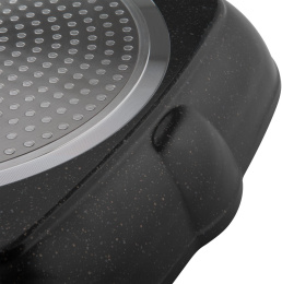 Сковорода-гриль Polaris Monolit 28G, 28x28, антипригарное покрытие, алюминиевая [15264]