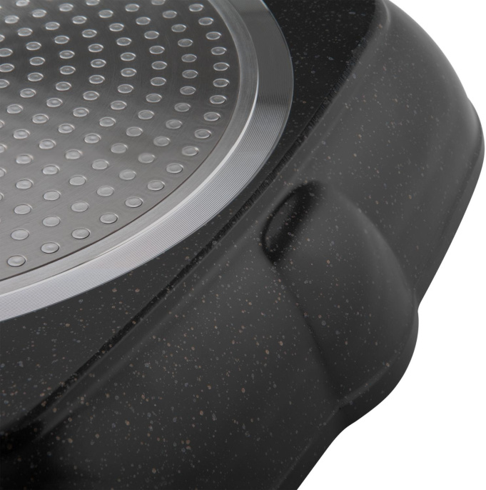 Сковорода-гриль Polaris Monolit 28G, 28x28, антипригарное покрытие, алюминиевая [15264]