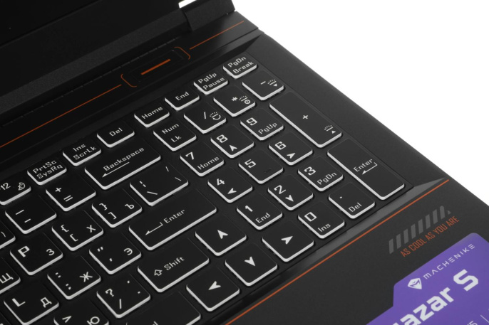 Ноутбук Machenike S15 Quazar S Core i5 12450H 16Gb SSD512Gb NVIDIA GeForce RTX 3050 4Gb 15.6" IPS FHD 1920x1080 без ОС black WiFi BT Cam 2668mAh JJ00GB00JRU