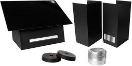 Вытяжка каминная GARLYN CH-60,  сенсорное управление,  черный