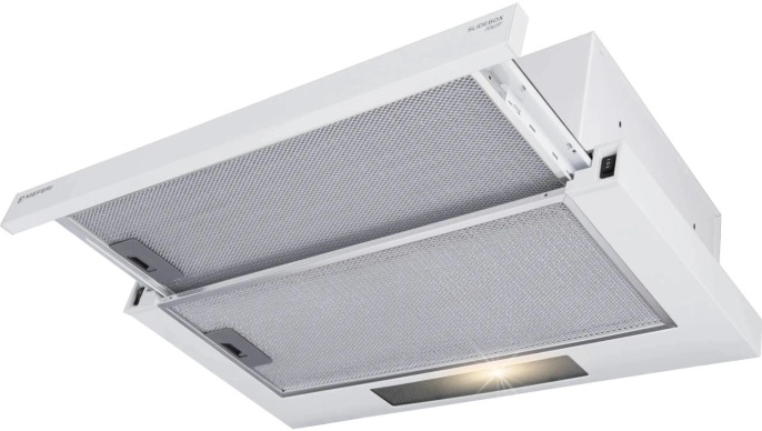 Вытяжка встраиваемая Meferi Power SLIDEBOX60WH белый управление: кнопочное 1 мотор