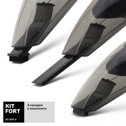 Пылесос ручной Kitfort КТ-537-2 75Вт черный/красный