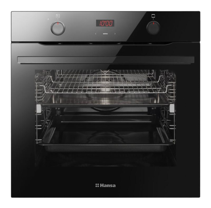 Духовой шкаф Электрический Hansa BOES684097 черный