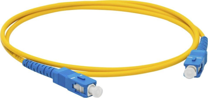 Оптический патч-корд 1 волокно SC-SC 9/125 SM LANMASTER LAN-SC-SC/SU-2.0