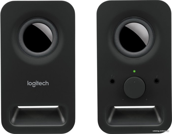 Акустика Logitech Z150 черный 980-000814 настольная полочная , 2.0, мощность RMS 6 Вт, 150-20000 Гц, пластик