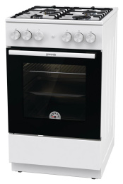 Плита Газовая Gorenje GG5A12WH белый без крышки реш.сталь