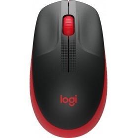 Манипулятор Logitech Wireless Mouse M190 (RTL) USB 3btn+Roll беспроводная 910-005908 black\red