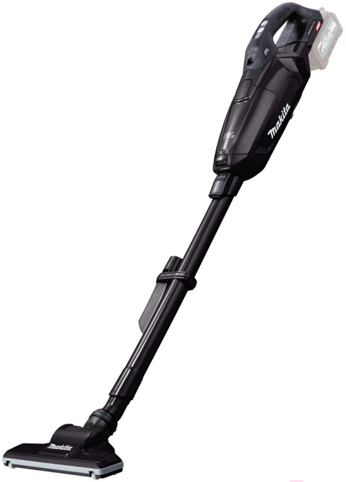 Пылесос Makita CL002GZ03 строительный, вертикальный, питание: аккумулятор, мощность всасывания: 295 Вт, регулировка мощности, объем пылесборника: 0.5 л льняной мешок , 0.3 л бумажный мешок , цвет: черный