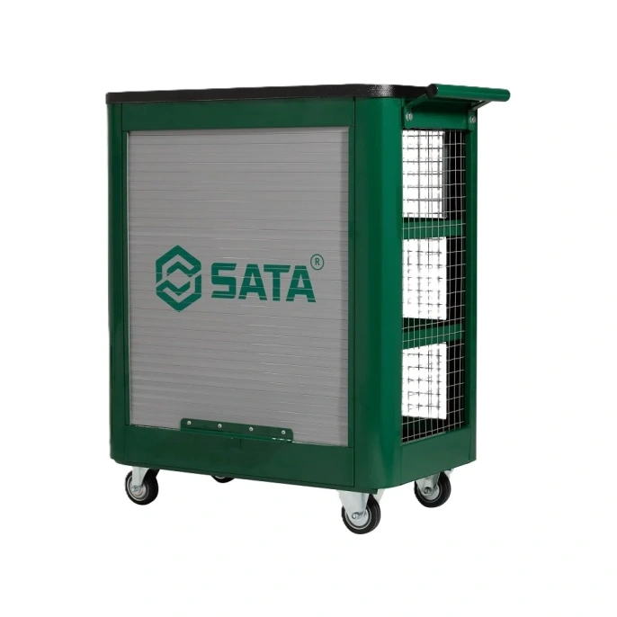 Профессиональная инструментальная тележка SATA 4 лотка 635x390x800мм. 95111