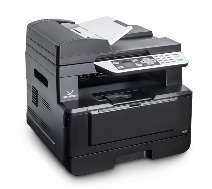 МФУ Катюша M140 принтер/копир/сканер, 40 стр/мин А4 Ч/Б, Скан: цвет/чб, CPU 1200 МГц, 1 ГБ RAM, Ethernet, USB, Wi-Fi (опция)