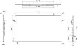 Панель Hisense 75DM66D 75", черный