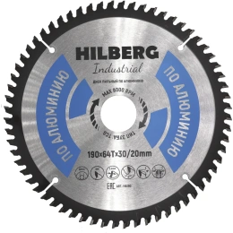 Диск пильный Hilberg Industrial Алюминий 190x30/20x64Т HA190