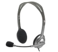 Гарнитура Logitech H111 (981-000594) (накладные, акустическое оформление: открытое, материал корпуса: пластик, материал амбушюр: поролон, частотный диапазон: 20-20000 Гц, чувствительность: 100 дБ, цвет: черный)