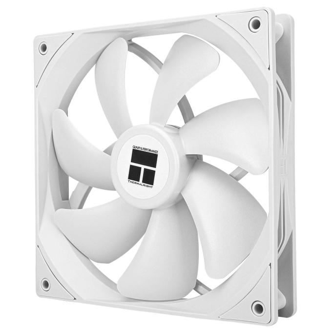 Кулер для корпуса/ Case Cooler Thermalright TL-C14CW 140x140x25mm, 4-pin PWM, 75.8CFM, 26.4dBA, 1500RPM, White
