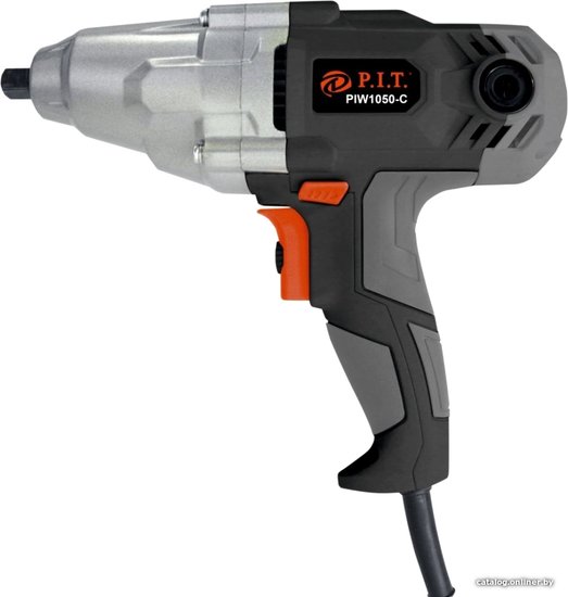 Гайковерт P.I.T. PIW1050-C 1050Вт патрон:квад.1/2" (кейс в комплекте)