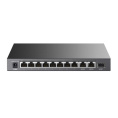 TP-Link TL-SL1311P Настольный коммутатор с 8 портами 10/100 Мбит/с, 2 гигабитными портами и портом SFP
