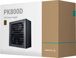 Блок питания Deepcool GAMERSTORM PK800D 800W R-PK800D-FA0B-WGEU ATX12V V2.4, APFC, 80 Plus Bronze, 3,3V-20А, 5V-20А, 12V-66.5А, -12V-0.3А, 5Vsb-2.5А, 1х24pin, 1х4+4pin, 2х6+2pin, 2хSATA, SCP,OPP,OTP,OVP,OCP,UVP, размер кулера: 120мм, 150×140×86мм