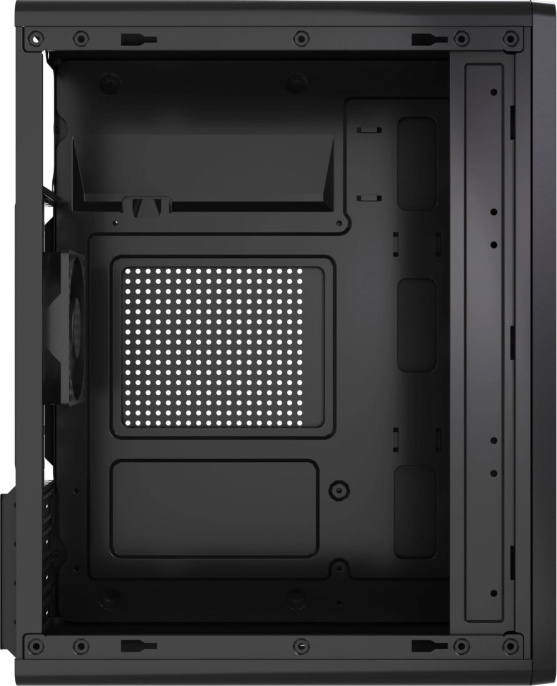 Корпус mATX Accord ACC-M258-02B, Mini-Tower, без БП,  черный
