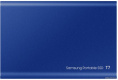 Внешний SSD 1Tb Samsung T7 MU-PC1T0H/WW, USB Type-C, Blue