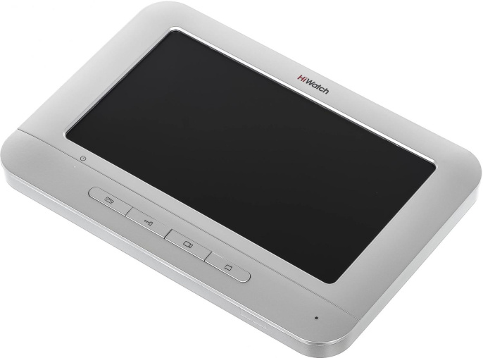 Комплект домофона HIWATCH DS-D100K,  серебристый