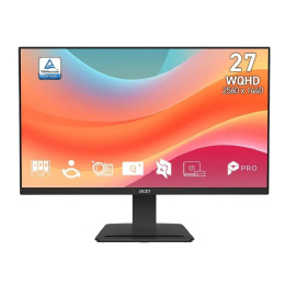 Монитор MSI 27" Pro MP273Q E7 черный IPS LED 16:9 HDMI полуматовая 250cd 178гр/178гр 2560x1440 75Hz DP Quad 2K (1440p) 4.1кг