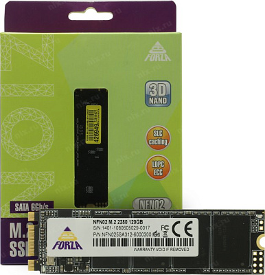 Накопитель SSD 120 Gb M.2 2280 B&M 6Gb/s Neo Forza NFN025SA312-6000300 3D TLC
