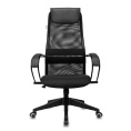 Кресло Кресло руководителя CH-607, на колесиках, сетка/ткань, черный [ch-607/black] 1751569