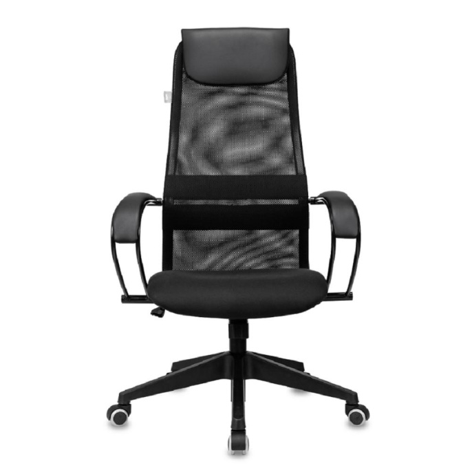 Кресло Кресло руководителя CH-607, на колесиках, сетка/ткань, черный [ch-607/black] 1751569