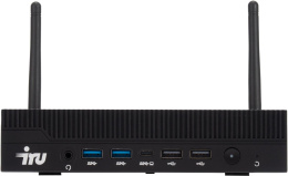 Неттоп IRU Tactio 310H6ITF i3 14100 (3.5) 8Gb SSD256Gb UHDG 730 Windows 11 Pro GbitEth WiFi BT 120W черный (RUS) (2176177)