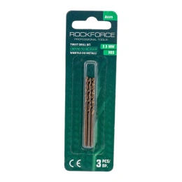 Сверло по металлу (3 шт; 2.5 мм; HSS; в блистере) ROCKFORCE RF-DS325(29151)
