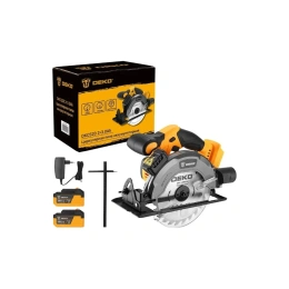 Аккумуляторная циркулярная пила DEKO DKCS20 20 В, 165 мм, 2х3.0 Ач 063-4024 (3638 063-4024)