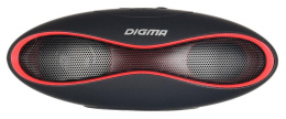Колонка порт. Digma S-10 черный 3W 1.0 BT SP103B