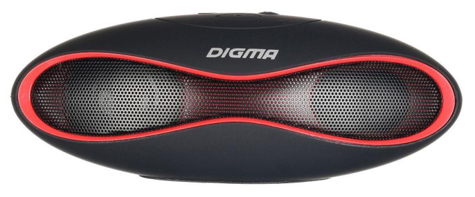 Колонка порт. Digma S-10 черный 3W 1.0 BT SP103B