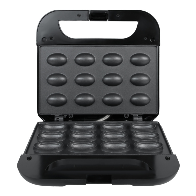 Орешница RageX R760-000 750 Вт, количество порций: 12 половинок, тип выпечки: орешки, индикация питания и готовности к работе, материал корпуса: пластик, длина кабеля: 0.8 м, цвет: черный